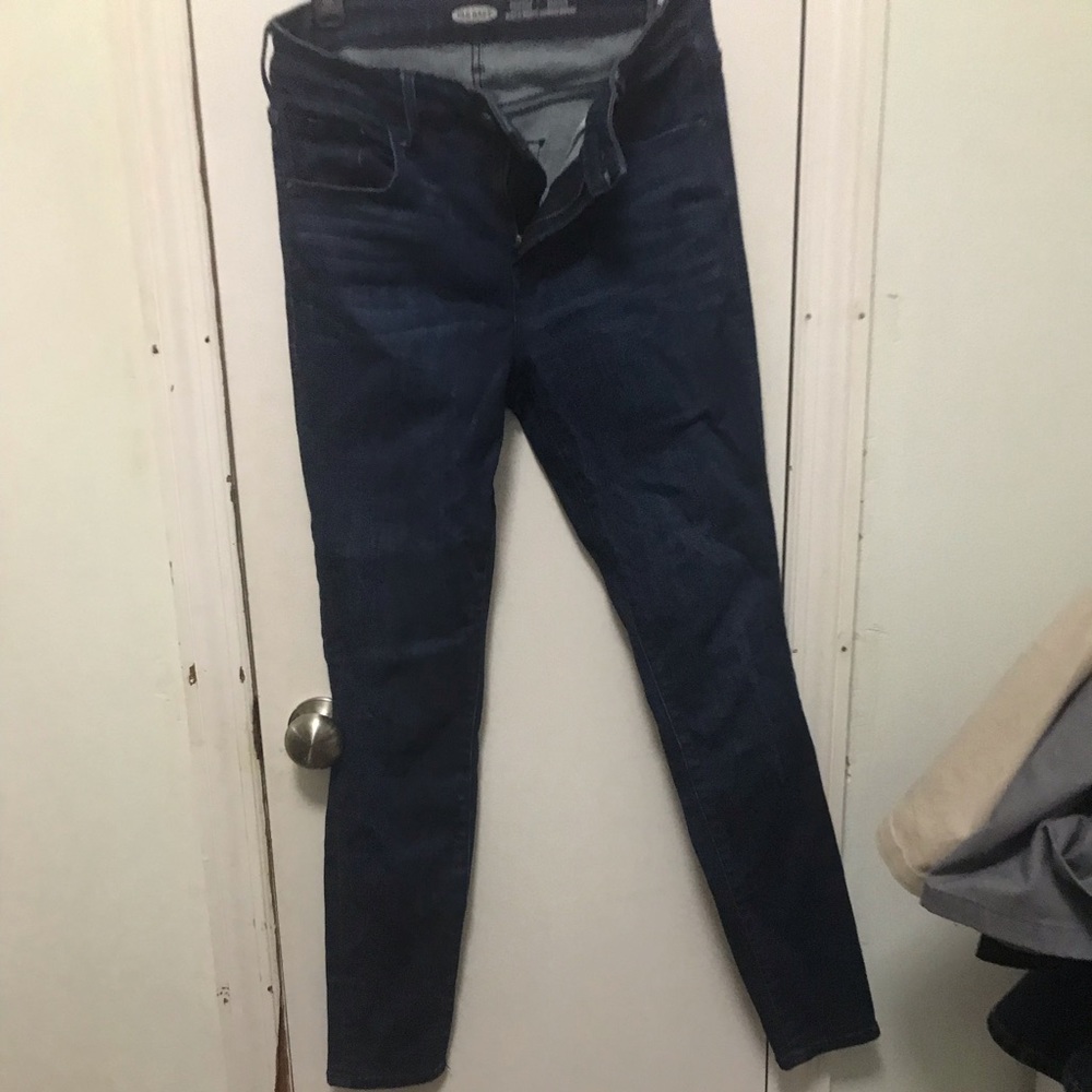 Old Navy Rockstar Super Skinny Blue Jeans